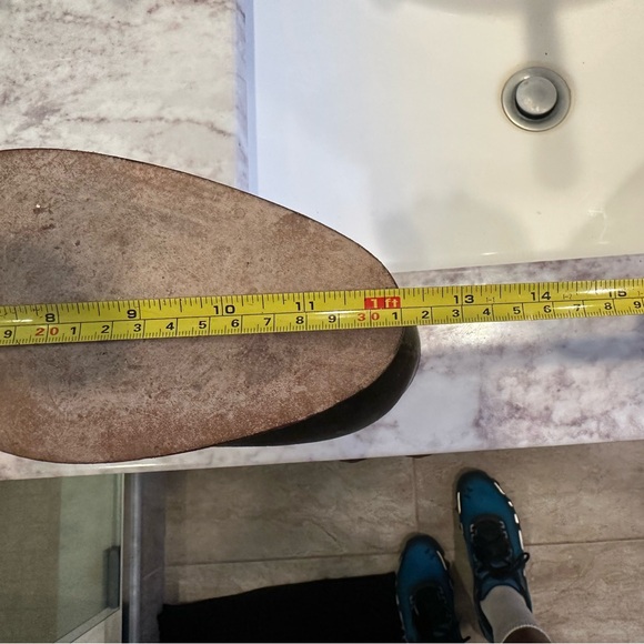 Ralph Lauren Purple Label Brown Velvet Embroidered Accent Collis Slippers- 10.5D - Picture 16 of 16